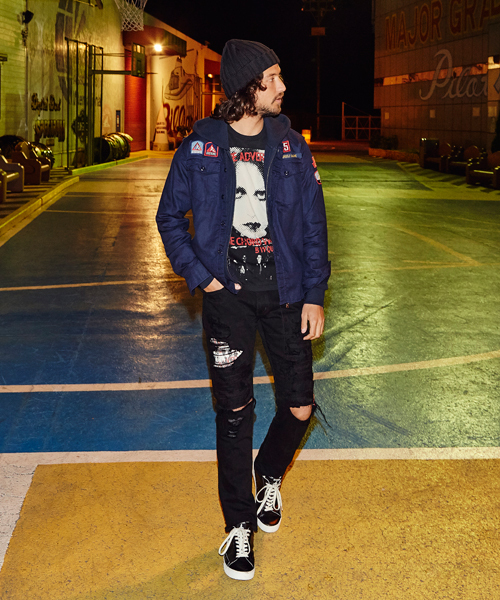 HYSTERIC GLAMOUR(ヒステリックグラマー)の「長袖ミリタリーSH(シャツ/ブラウス・メンズ・ホワイト/グリーン系カモフラージュ/ネイビー・SMALL/MEDIUM/LARGE)」の7枚目の写真