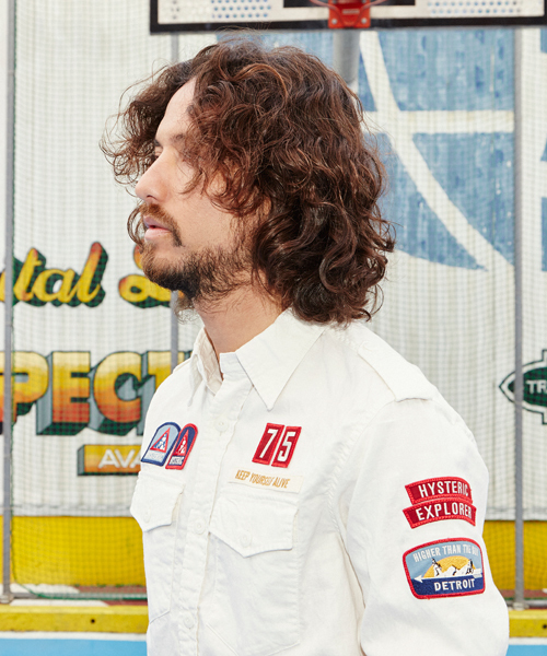 HYSTERIC GLAMOUR(ヒステリックグラマー)の「長袖ミリタリーSH(シャツ/ブラウス・メンズ・ホワイト/グリーン系カモフラージュ/ネイビー・SMALL/MEDIUM/LARGE)」の10枚目の写真