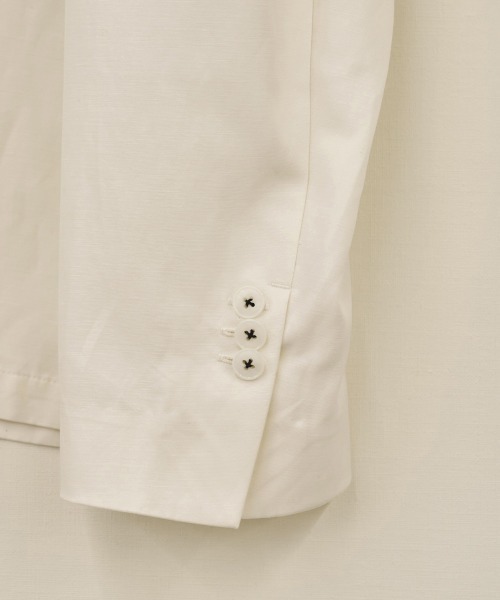 TODAYFUL(トゥデイフル)の「Satin Shirts Jacket(テーラードジャケット・レディース・ブラック/キナリ・36inch/38inch)」の3枚目の写真