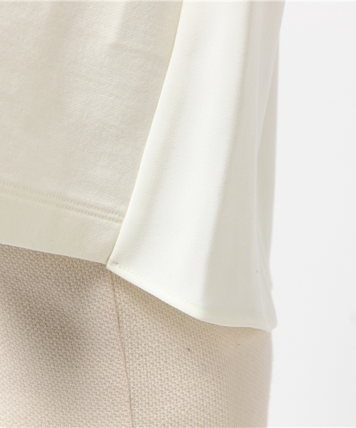 SACRA（サクラ）の「【SACRA】フリーシーブラウス　SG163022（Tシャツ/カットソー・レディース・ホワイト/グリーン/ネイビー・M）」の12枚目の写真