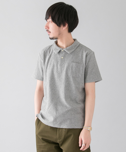 URBAN RESEARCH（アーバンリサーチ）の「UR クレーターパイルポロシャツ（ポロシャツ・メンズ・オフホワイト/グレー/ネイビー・MEDIUM/LARGE）」の2枚目の写真