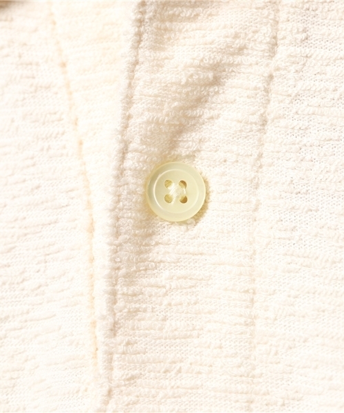 URBAN RESEARCH（アーバンリサーチ）の「UR クレーターパイルポロシャツ（ポロシャツ・メンズ・オフホワイト/グレー/ネイビー・MEDIUM/LARGE）」の8枚目の写真