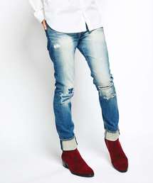 HYSTERIC GLAMOUR | KPR加工ISKOデニム リメイクスリムPT(デニムパンツ)