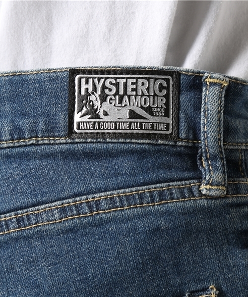 HYSTERIC GLAMOUR（ヒステリックグラマー）の「KPR加工ISKOデニム リメイクスリムパンツ（デニムパンツ・メンズ・インディゴブルー/ブラック・34inch/30inch/29inch/31inch/28inch/32inch）」の20枚目の写真