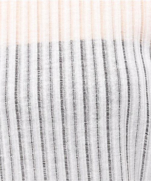MOUSSY(マウジー)の「LACE STRIPE TOPS J(Tシャツ/カットソー・レディース・ホワイト/ブラック・FREE)」の9枚目の写真