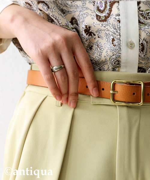antiqua(アンティカ)の「本革ベルト(ベルト・レディース・ダークブラウン/ブラック/ライトブラウン・FREE)」の18枚目の写真