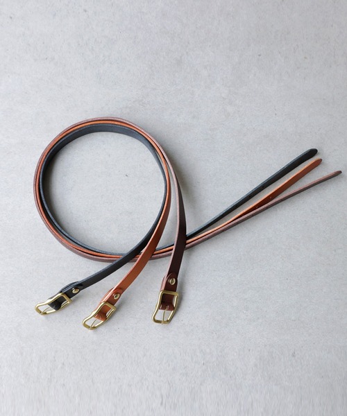 antiqua(アンティカ)の「本革ベルト(ベルト・レディース・ダークブラウン/ブラック/ライトブラウン・FREE)」の4枚目の写真