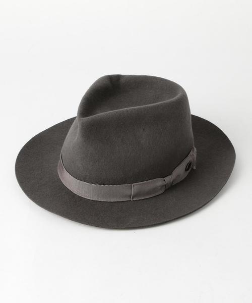 BEAUTY&YOUTH UNITED ARROWS（ビューティーアンドユースユナイテッドアローズ）の「＜Racal＞ CRUSHED HAT/ハット◆（ハット・メンズ・ブラック/グレー・FREE）」の2枚目の写真