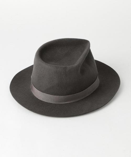 BEAUTY&YOUTH UNITED ARROWS（ビューティーアンドユースユナイテッドアローズ）の「＜Racal＞ CRUSHED HAT/ハット◆（ハット・メンズ・ブラック/グレー・FREE）」の5枚目の写真