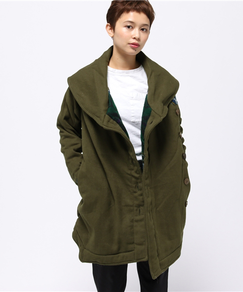 チャイハネ(チャイハネ)の「【チャイハネ】リバーシブル中綿入りジャケット(その他アウター・レディース・ベージュ/カーキ/ブラック・FREE)」の5枚目の写真