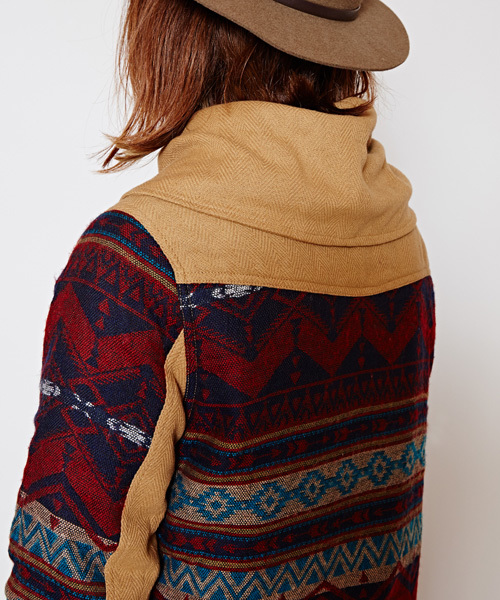 チャイハネ(チャイハネ)の「【チャイハネ】リバーシブル中綿入りジャケット(その他アウター・レディース・ベージュ/カーキ/ブラック・FREE)」の21枚目の写真