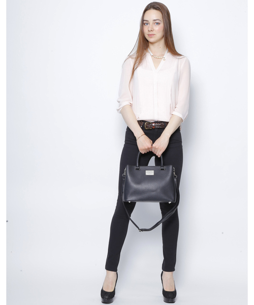 CRYSTAL BALL（クリスタルボール）の「Kaylee/トートバッグ（トートバッグ・レディース・ピンクベージュ/ブラック・MEDIUM）」の14枚目の写真