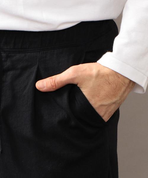 BEAUTY&YOUTH UNITED ARROWS（ビューティーアンドユースユナイテッドアローズ）の「BY コットン キュプラ イージー アンクルパンツ ◆（その他パンツ・メンズ・ブラック/ベージュ・X-LARGE/LARGE/MEDIUM/SMALL）」の15枚目の写真