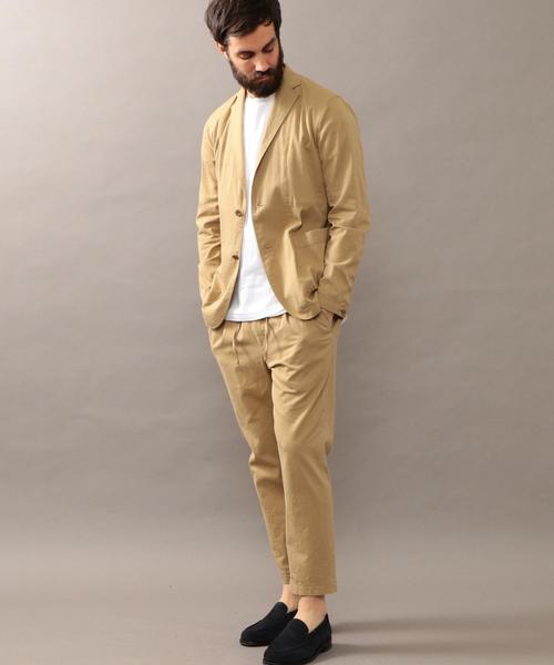 BEAUTY&YOUTH UNITED ARROWS（ビューティーアンドユースユナイテッドアローズ）の「BY コットン キュプラ イージー アンクルパンツ ◆（その他パンツ・メンズ・ブラック/ベージュ・X-LARGE/LARGE/MEDIUM/SMALL）」の6枚目の写真