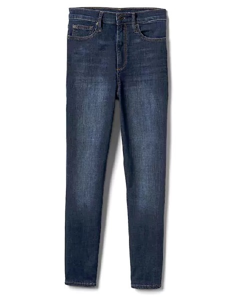 GAP(ギャップ)の「トゥルースキニー スーパーハイライズ クロップドジーンズ(デニムパンツ・レディース・インディゴブルー・29inch/26inch/23inch/24inch/25inch/28inch/27inch)」の5枚目の写真