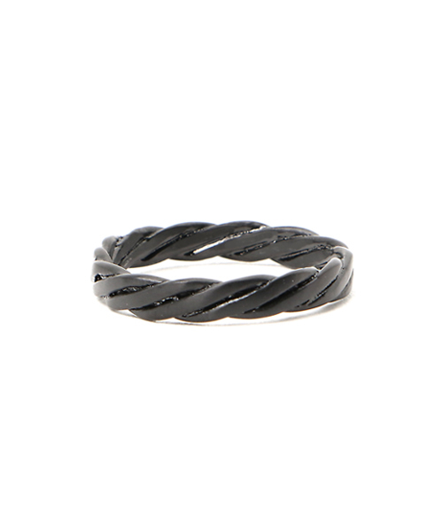 Vaya Con Dios（ヴァヤコンディオス）の「【VayaConDios/ヴァヤコンディオス】ステンレス製ツイストリング（リング・メンズ・シルバー/ゴールド/ブラック/ピンクゴールド・#19/#17/#21/#11/#13）」の7枚目の写真