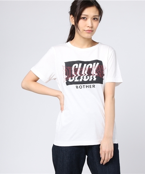 Candy Stripper（キャンディストリッパー）の「SLICK TEE（Tシャツ/カットソー・レディース・オフホワイト/ボルドー/ネイビー/ブラック・3/2/4）」の12枚目の写真