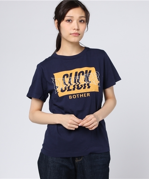 Candy Stripper（キャンディストリッパー）の「SLICK TEE（Tシャツ/カットソー・レディース・オフホワイト/ボルドー/ネイビー/ブラック・3/2/4）」の14枚目の写真