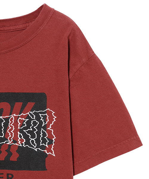 Candy Stripper（キャンディストリッパー）の「SLICK TEE（Tシャツ/カットソー・レディース・オフホワイト/ボルドー/ネイビー/ブラック・3/2/4）」の20枚目の写真