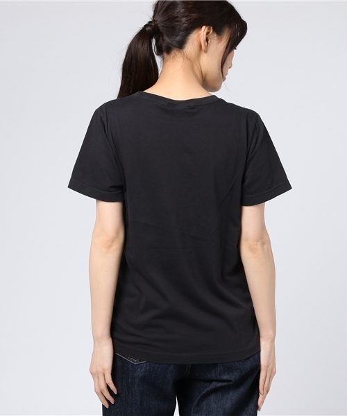 Candy Stripper（キャンディストリッパー）の「SLICK TEE（Tシャツ/カットソー・レディース・オフホワイト/ボルドー/ネイビー/ブラック・3/2/4）」の7枚目の写真