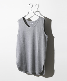 WEGO | WEGO/【WEB限定】ワッフルラウンドロングタンクトップ(タンクトップ)
