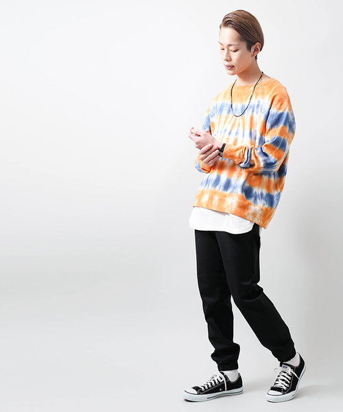 WEGO（ウィゴー）の「WEGO/【WEB限定】ワッフルラウンドロングタンクトップ（タンクトップ・メンズ・ブラック系その他5/杢グレー/ブラック/ホワイト・SMALL/LARGE/MEDIUM）」の17枚目の写真