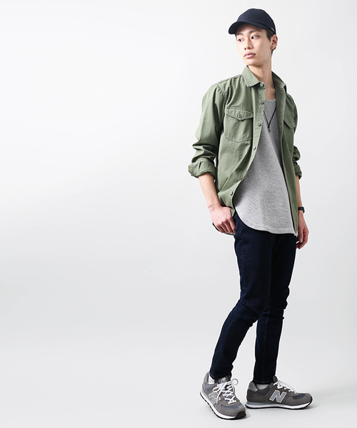 WEGO（ウィゴー）の「WEGO/【WEB限定】ワッフルラウンドロングタンクトップ（タンクトップ・メンズ・ブラック系その他5/杢グレー/ブラック/ホワイト・SMALL/LARGE/MEDIUM）」の20枚目の写真