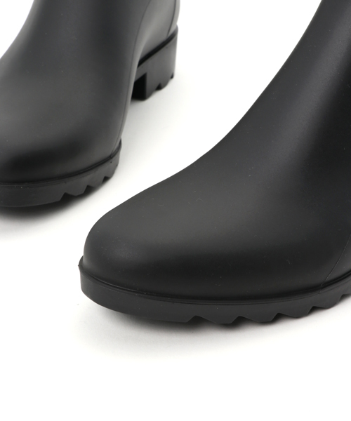 notch.（ノッチ）の「サイドゴアレインブーツ　                 （レインシューズ・レディース・ブラック・LARGE/X-LARGE/MEDIUM/SMALL）」の5枚目の写真