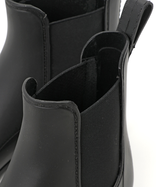 notch.（ノッチ）の「サイドゴアレインブーツ　                 （レインシューズ・レディース・ブラック・LARGE/X-LARGE/MEDIUM/SMALL）」の6枚目の写真