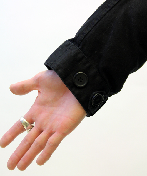 NANO universe（ナノユニバース）の「TYPE M-51/ミリタリー・コート（モッズコート・メンズ・ブラック/カーキ/オリーブ・SMALL/MEDIUM/LARGE）」の10枚目の写真