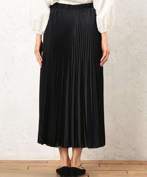 green label relaxing（グリーンレーベルリラクシング）の「CF ヤバネプリーツ スカート（スカート・レディース・ダークグリーン/ネイビー/オレンジ・FREE）」の17枚目の写真