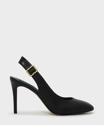 スクウェアトゥスリングバックスティレット / SQUARE-TOE SLINGBACK STILETTOS