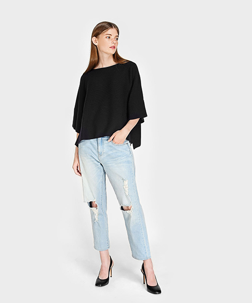CHARLES & KEITH(チャールズ & キース)の「スクウェアトゥスリングバックスティレット / SQUARE-TOE SLINGBACK STILETTOS(サンダル・レディース・ブラック/マスタード・22.5cm/23.5cm/23cm/24.5cm/25cm)」の7枚目の写真