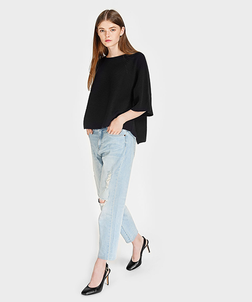 CHARLES & KEITH(チャールズ & キース)の「スクウェアトゥスリングバックスティレット / SQUARE-TOE SLINGBACK STILETTOS(サンダル・レディース・ブラック/マスタード・22.5cm/23.5cm/23cm/24.5cm/25cm)」の8枚目の写真