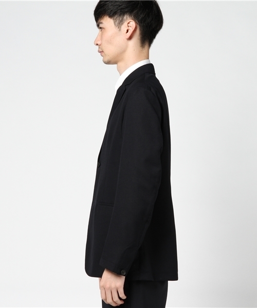 GLOSTER（グロスター）の「T/R メッシュドビー2Bジャケット（テーラードジャケット・メンズ・ネイビー/グレー・S/M/L/XL）」の4枚目の写真