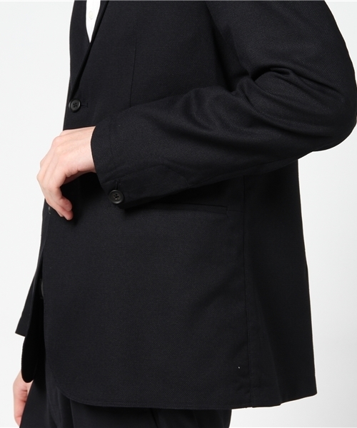 GLOSTER（グロスター）の「T/R メッシュドビー2Bジャケット（テーラードジャケット・メンズ・ネイビー/グレー・S/M/L/XL）」の9枚目の写真