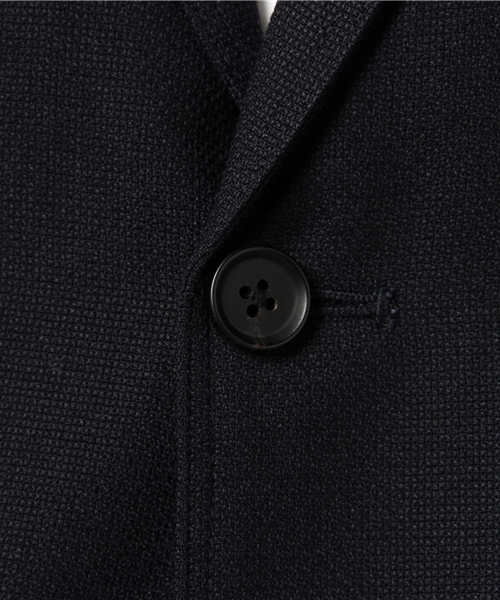 GLOSTER（グロスター）の「T/R メッシュドビー2Bジャケット（テーラードジャケット・メンズ・ネイビー/グレー・S/M/L/XL）」の5枚目の写真