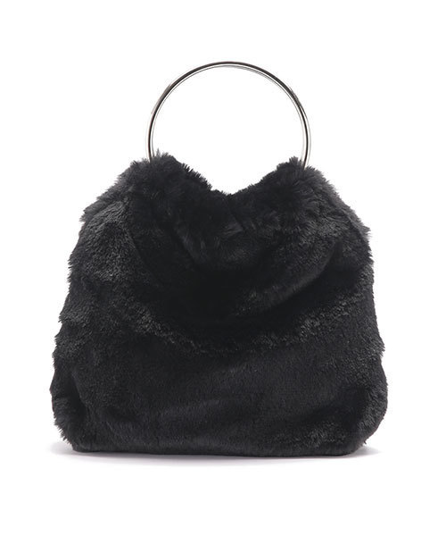 Ctrl freak （コントロール フリーク）の「Ctrl Freak/リングフェイクファーバッグ（ショルダーバッグ・レディース・ベージュ/ピンク/ブラック/ライトグレー・FREE）」の16枚目の写真