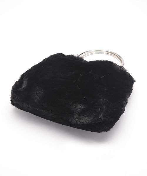 Ctrl freak （コントロール フリーク）の「Ctrl Freak/リングフェイクファーバッグ（ショルダーバッグ・レディース・ベージュ/ピンク/ブラック/ライトグレー・FREE）」の14枚目の写真