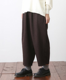 CUBE SUGAR | ウール9分丈イージーワイドパンツ(その他パンツ)