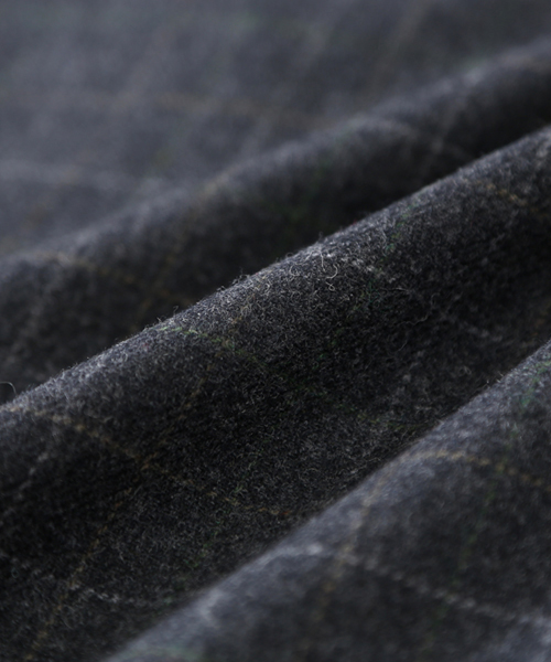 CUBE SUGAR（キューブシュガー）の「ウール9分丈イージーワイドパンツ（その他パンツ・レディース・ブラウン/ストライプ/チェック/チャコール・M）」の13枚目の写真