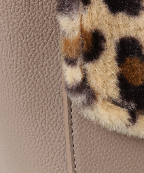 URBAN RESEARCH Sonny Label（アーバンリサーチサニーレーベル）の「2WAYフラップショルダーバッグ（ショルダーバッグ・レディース・ブラック/ピンク/アニマル・ONE）」の7枚目の写真