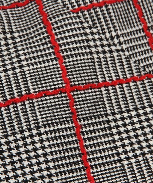 Ameri（アメリ）の「UNIQUE CHECK SKIRT（スカート・レディース・ベージュ/ブラック・S/M/SMALL/MEDIUM）」の18枚目の写真