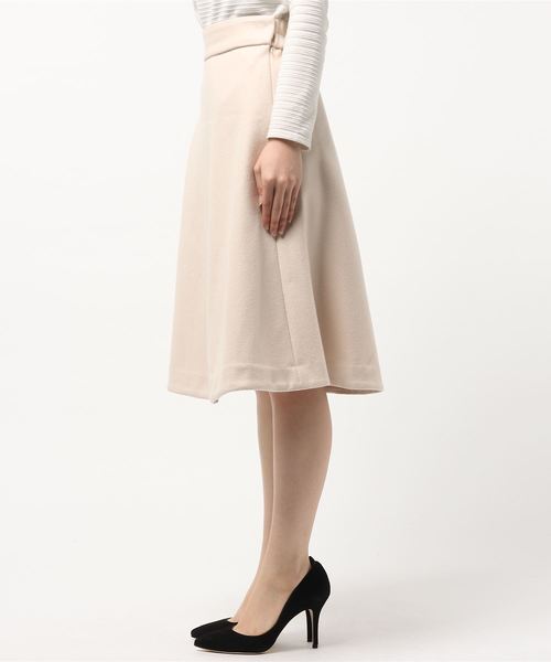 La TOTALITE(ラトータリテ)の「ニードルフレアスカート◆(スカート・レディース・ベージュ/グリーン/ピンク系その他・36/38)」の9枚目の写真