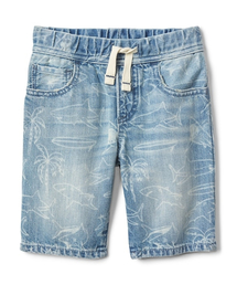 GAP | Gap シャークグラフィック プルオンショートパンツ(15Cm)(その他パンツ)
