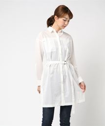 ロングシャツカーディガン