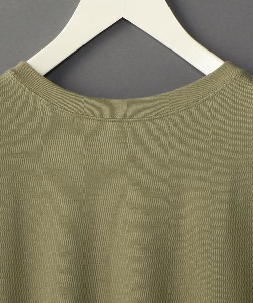 6（ロク）の「＜6(ROKU)＞THERMAL CREW NECK TUNIC/サーマル 