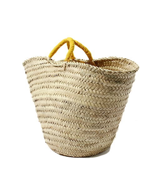 NANO universe（ナノユニバース）の「BERTINI/NU/グログランリボン付パニエ（かごバッグ・レディース・イエロー/ブラック/パープル・FREE）」の6枚目の写真