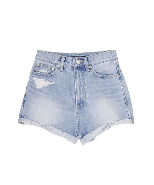 EMODA（エモダ）の「ヘムロールジャストウエストショートパンツ（デニムパンツ・レディース・ホワイト/ライトブルー/インディゴブルー・SMALL/MEDIUM）」の20枚目の写真