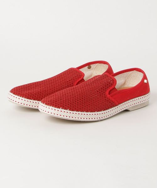 Rivieras(リビエラ)の「Rivieras Leisure Shoes メッシュスリッポンシューズ(スリッポン・メンズ・レッド/グリーン/イエロー/ピンク・41/42/40/43)」の4枚目の写真